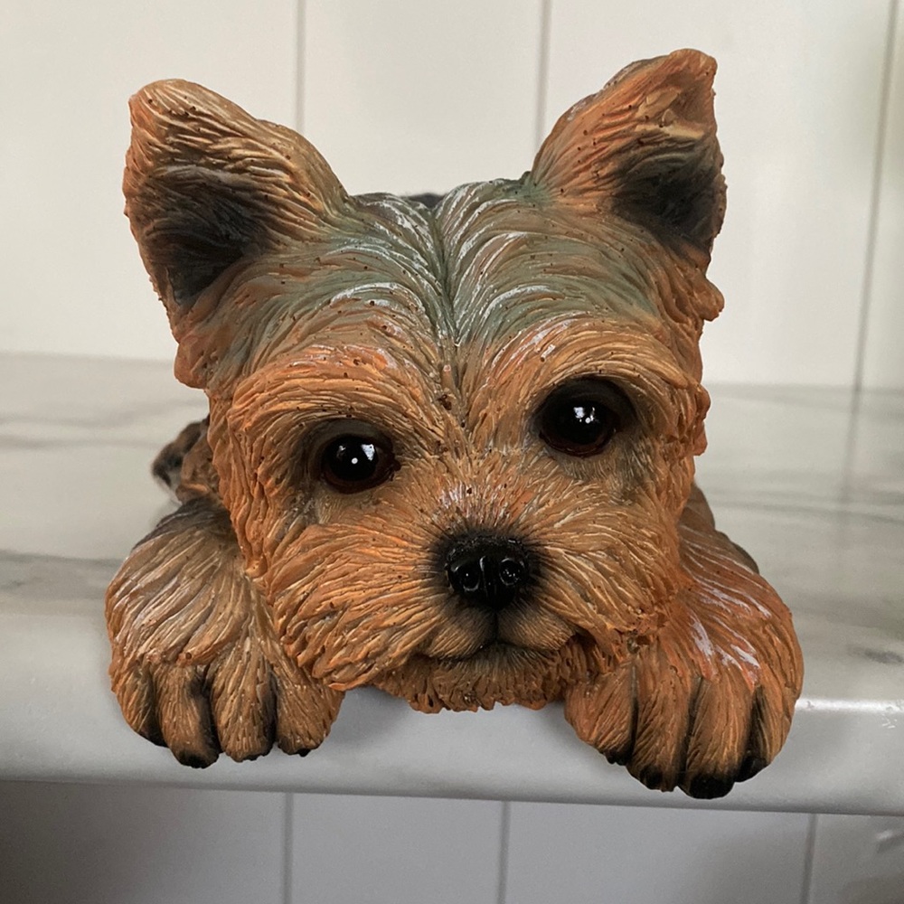 Yorkie Shelf Sitter Figurine
